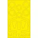 Eduard CX548 1/72 Super Mystere B.2 Sticker for Aircraft