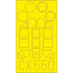 Eduard CX550 1/72 Bf 109F-2 Sticker for Aircraft
