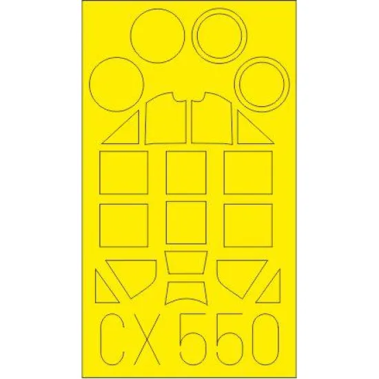 Eduard CX550 1/72 Bf 109F-2 Sticker for Aircraft