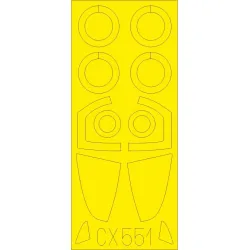 Eduard CX551 1/72 Su-57 Sticker for Aircraft