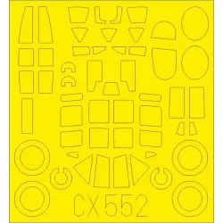 Eduard CX552 1/72 Pe-2 Sticker for Aircraft