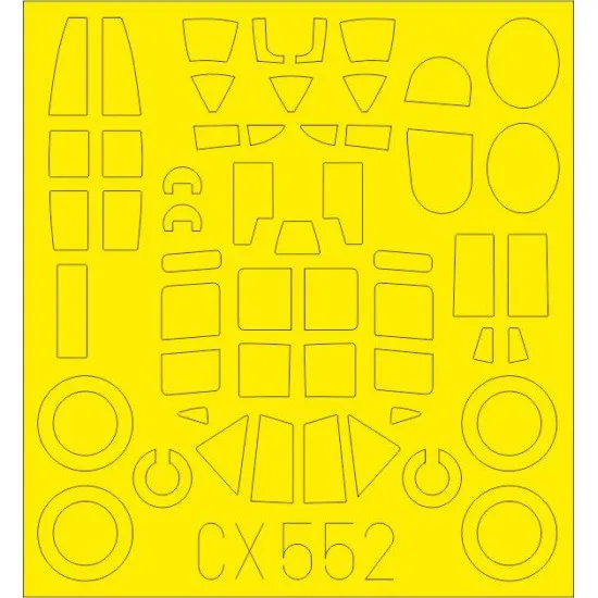 Eduard CX552 1/72 Pe-2 Sticker for Aircraft