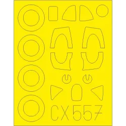 Eduard CX557 1/72 MiG-17 Sticker for Aircraft