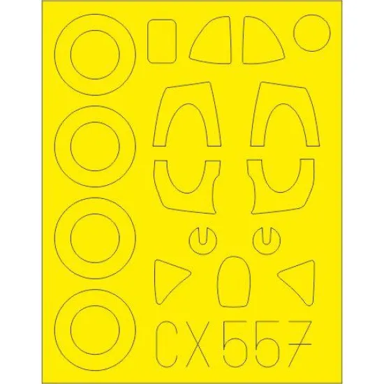 Eduard CX557 1/72 MiG-17 Sticker for Aircraft