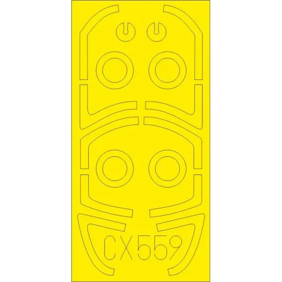 Eduard CX559 1/72 T-4 Sticker for Aircraft