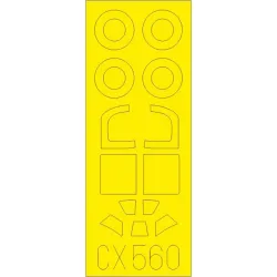 Eduard CX560 1/72 Yak-1b Sticker for Aircraft