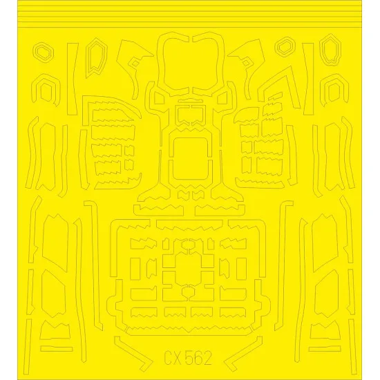 Eduard CX562 1/72 F-35B surface panels Sticker for Aircraft