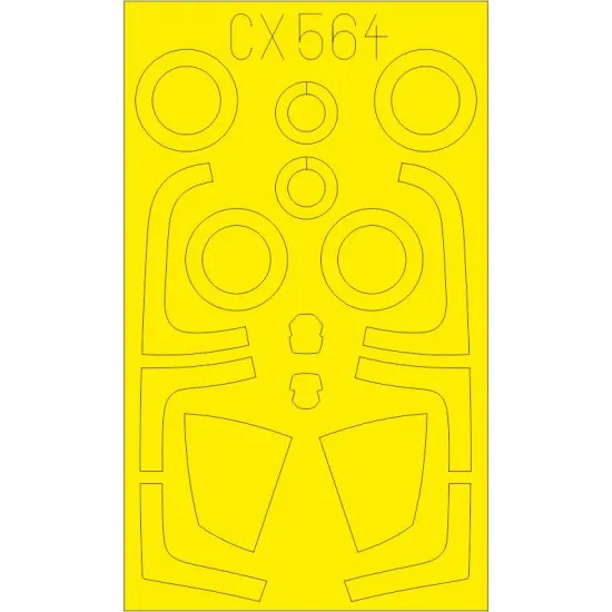 Eduard CX564 1/72 F-15J Sticker for Aircraft