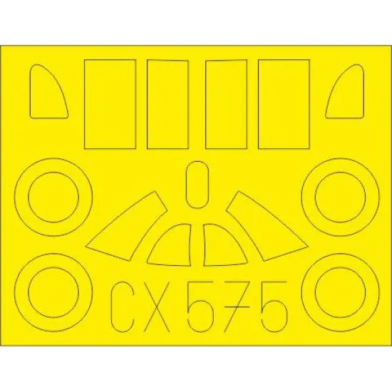Eduard CX575 1/72 La-5 early Sticker for Aircraft