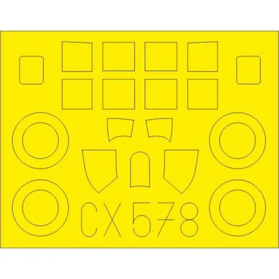 Eduard CX578 1/72 FM-2 Sticker for Aircraft
