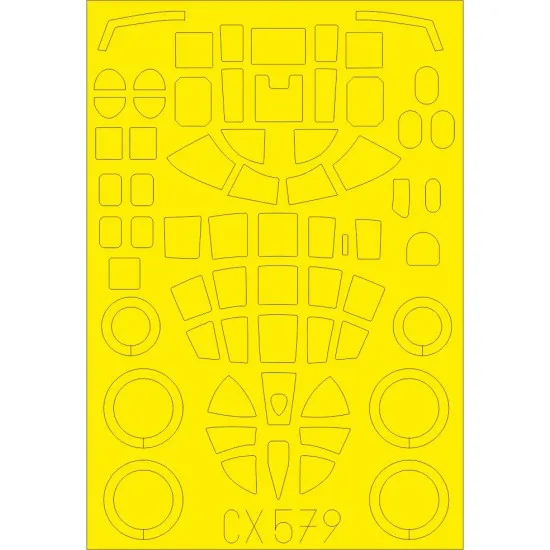 Eduard CX579 1/72 B-25B Sticker for Aircraft