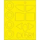Eduard CX581 1/72 D.520 Sticker for Aircraft