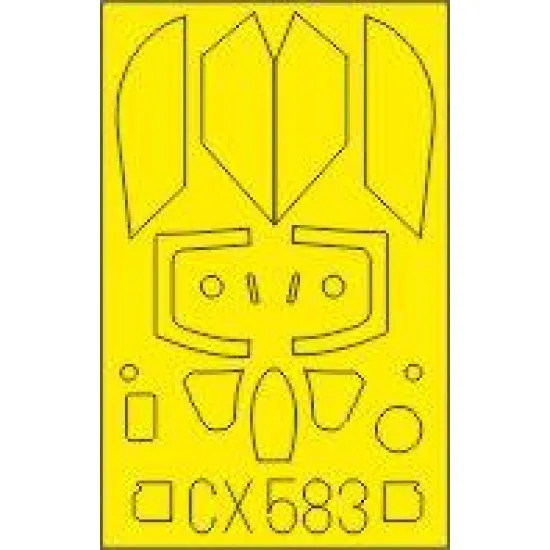 Eduard CX583 1/72 MiG-21PFM Sticker for Aircraft