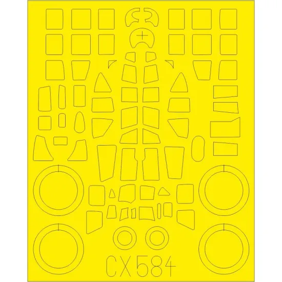 Eduard CX584 1/72 Ju 88A-1 Sticker for Aircraft