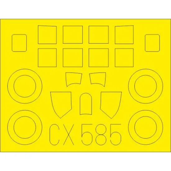 Eduard CX585 1/72 Wildcat Mk.VI Sticker for Aircraft