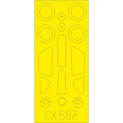 Eduard CX587 1/72 Su-39 Sticker for Aircraft