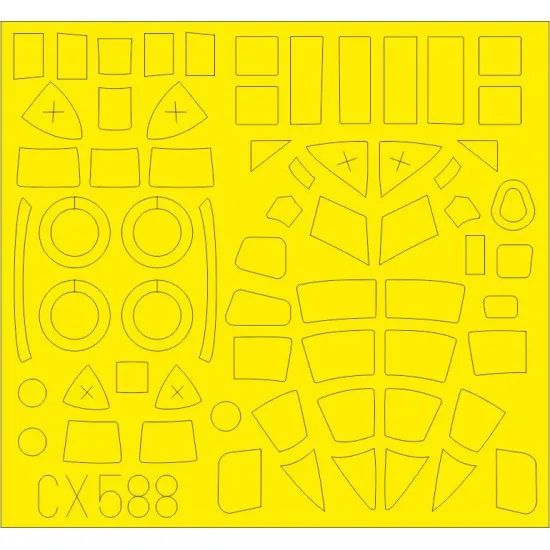 Eduard CX588 1/72 Beaufort Mk.I Sticker for Aircraft