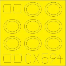 Eduard CX594 1/72 Nieuport Ni-17 Weekend Sticker for Aircraft