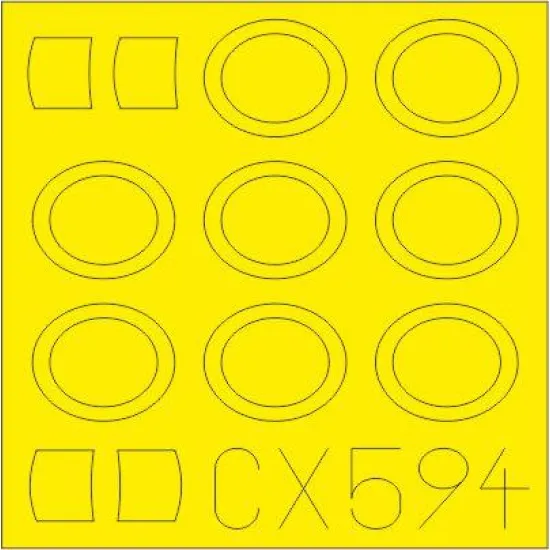 Eduard CX594 1/72 Nieuport Ni-17 Weekend Sticker for Aircraft