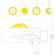 Eduard CX598 1/72 F8F-1 Sticker for Aircraft