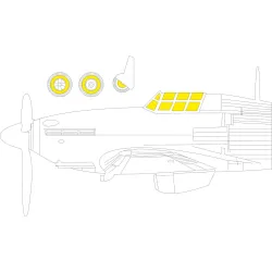 Eduard CX607 1/72 Hurricane Mk.IIc Sticker for Aircraft