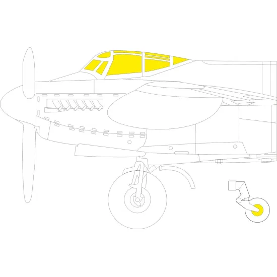 Eduard CX618 1/72 Mosquito B Mk.XVI Sticker for Aircraft