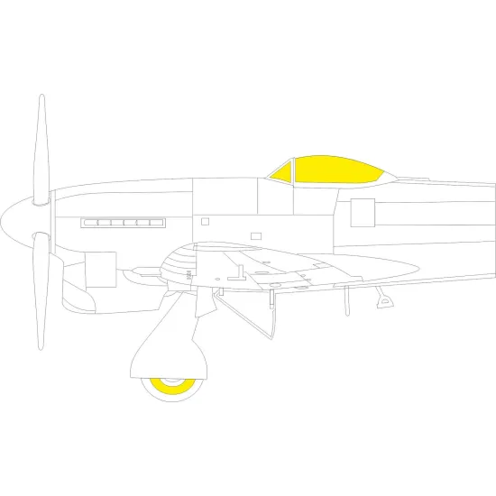 Eduard CX627 1/72 Tempest Mk.V Sticker for Aircraft