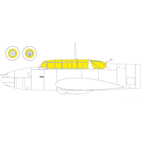Eduard CX633 1/72 Bf 110E Sticker for Aircraft