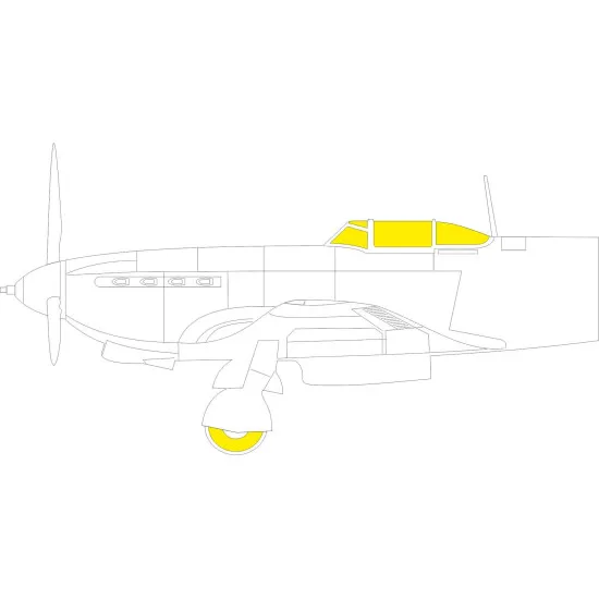 Eduard CX634 1/72 Yak-9D Sticker for Aircraft