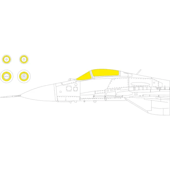 Eduard CX648 1/72 MiG-29 9-12 Sticker for Aircraft