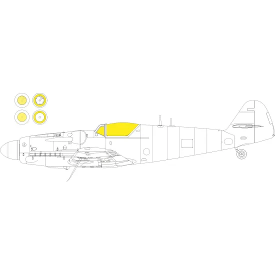 Eduard CX652 1/72 S-199 bubble canopy Weekend Sticker for Aircraft