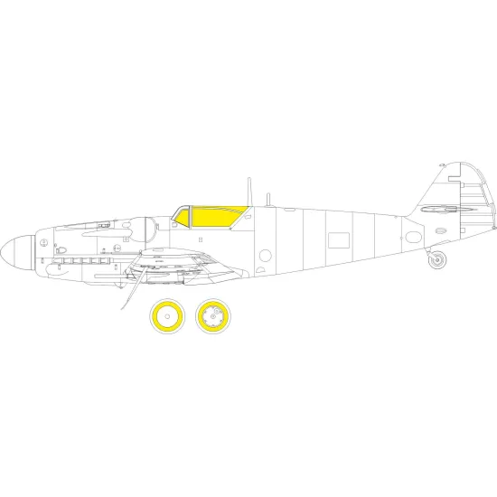 Eduard CX656 1/72 S-199 Erla canopy Weekend Sticker for Aircraft