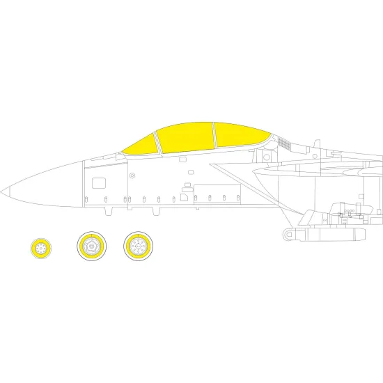 Eduard CX666 1/72 F-15J MSIP Sticker for Aircraft