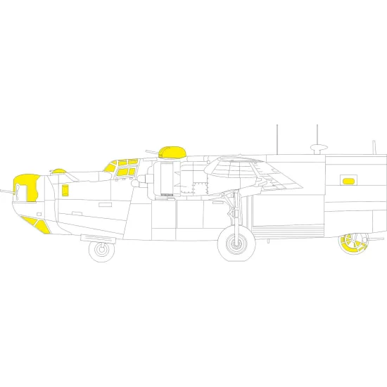 Eduard CX667 1/72 B-24H Sticker for Aircraft