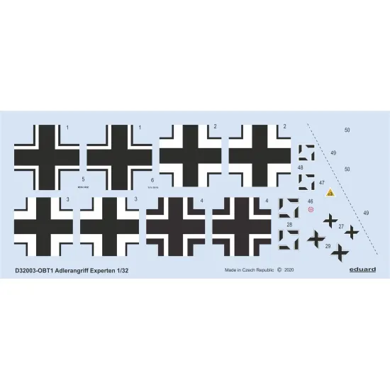 Eduard D32003 1/32 ADLERANGRIFF: Experten Decal for Aircraft