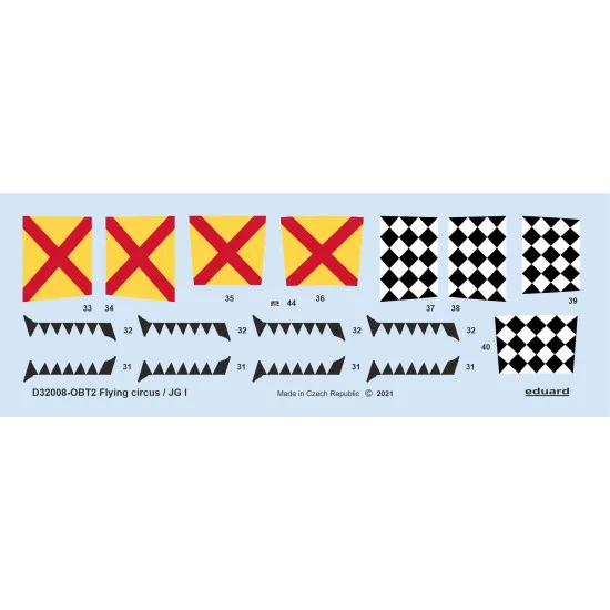 Eduard D32008 1/32 Flying circus / JG I Decal for Aircraft