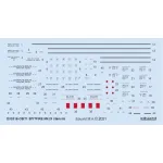 Eduard D32016 1/32 Spitfire Mk.IX stencils Decal for Aircraft