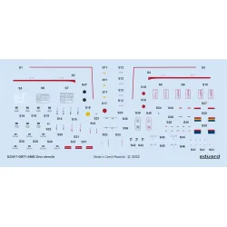 Eduard D32017 1/32 A6M2 stencils Decal for Aircraft
