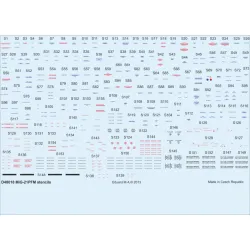 Eduard D48018 1/48 MiG-21PFM stencils Decal for Aircraft