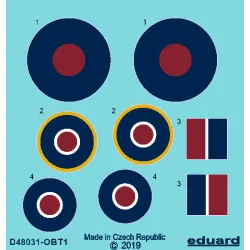 Eduard D48031 1/48 Tempest roundels early Decal for Aircraft