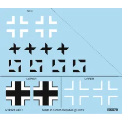 Eduard D48036 1/48 Fw 190A-8/R2 national insignia Decal for Aircraft