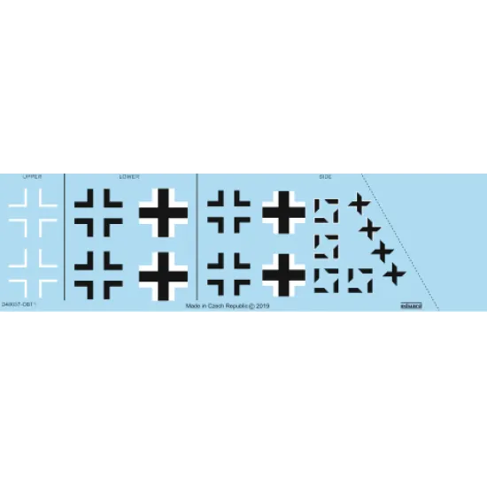 Eduard D48037 1/48 Fw 190A-8 national insignia Decal for Aircraft
