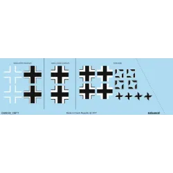 Eduard D48038 1/48 Fw 190A-4 national insignia Decal for Aircraft