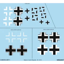 Eduard D48039 1/48 Fw 190A-5 national insignia Decal for Aircraft