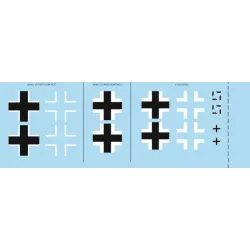 Eduard D48044 1/48 Bf 109G-2 national insignia Decal for Aircraft