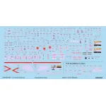 Eduard D48046 1/48 F-104J Eikó stencils Decal for Aircraft