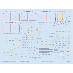 Eduard D48082 1/48 Su-27 stencils Decal for Aircraft