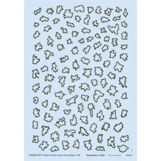 Eduard D48084 1/48 Italian smoke rings camouflage Decal for Aircraft