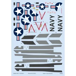 Eduard D48093 1/48 F-4B NAVY Decal for Aircraft