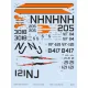 Eduard D48093 1/48 F-4B NAVY Decal for Aircraft